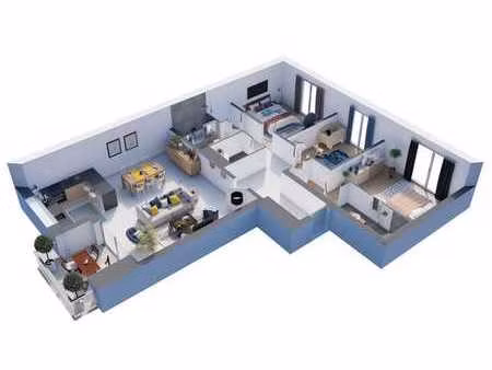 appartement 1.1 - 3 chambres