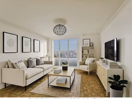 appartement à vendre 3 pièces  t3  59 m2  bois d'arcy (78)