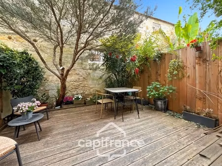 a vendre bordeaux / les chartrons maison avec deux terrasses