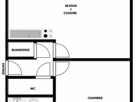 clichy - 2 pieces - 215 000€ fai