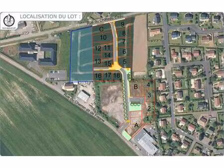 vente terrain à cairon (14610) : à vendre / cairon