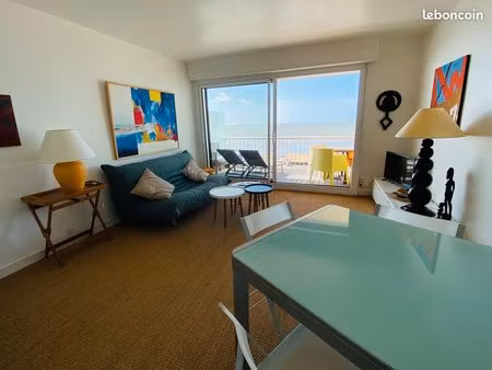 location meublé t2 face mer - idéal pour travailleurs saisonniers