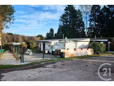 parcelle avec caravane à forges