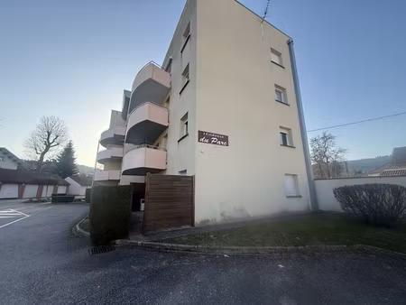 gérardmer centre ville - appartement 73m2 loué - rare !