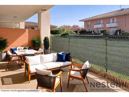 appartement 2 pièces à vendre à trets - résidence récente avec piscine