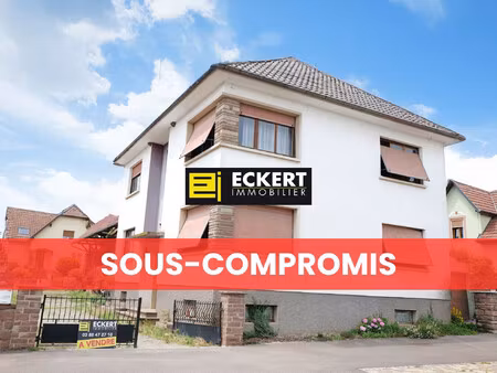 a meistratzheim  maison 6 pièces  environ 162m² + terrasse + s