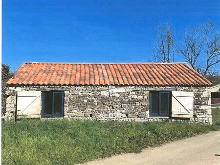 maison en pierres à vendre - 2 pièces - cheminée