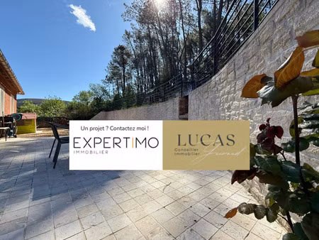 sur les hauteurs de lodève villa de 124m²  4 chambres  garage et 680m² de terrain clos
