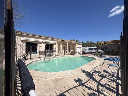maison avec jardin de plein pied à vendre proche de le viga