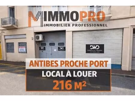 location local d’activités antibes 06600 216m²