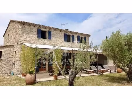 superbe maison meublée à louer - gordes - jardin - 4 chambres - garage - 1850€