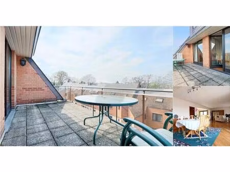 penthouse à louer avec garage et terrasse   auderghem (vbe10814)