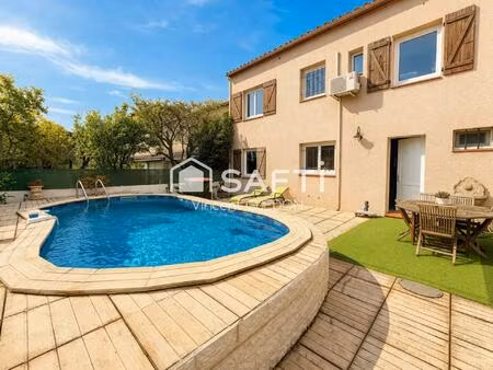 maison familiale 4 chambres avec piscine