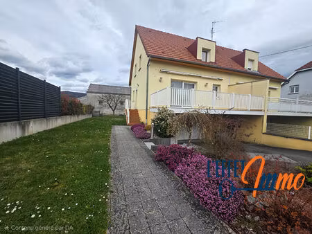 coup de coeur à soultz  maison 3 chambres avec jardin et sous-sol total