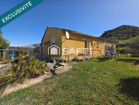 maison autonome avec revenus solaires et terrain constructible