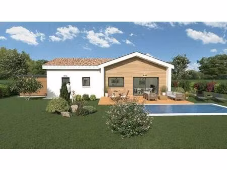 terrain avec maison neuve à vendre