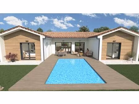 terrain avec maison neuve à vendre