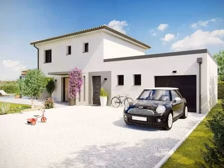 terrain avec maison neuve à vendre