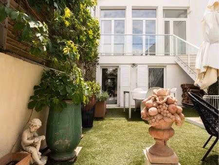 maison mitoyenne avec jardin et terrasse vue mer - vieille chapelle