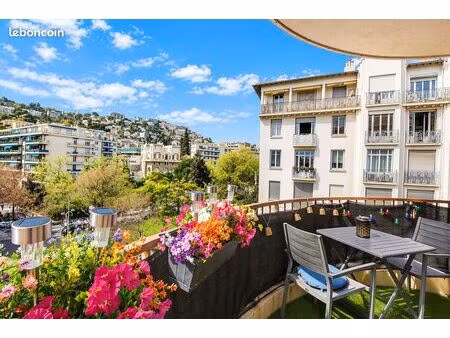 nice tzarewitch - 4 pieces - 83m2 - terrasse - balcon - cave - vendu loue