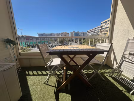 carnon t2 30 m& hab parking proche plage