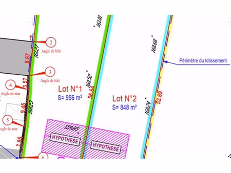 terrain jouarre m² t- à vendre  78 000 €