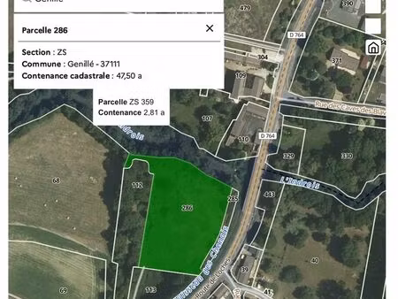lots de 2 terrains genille