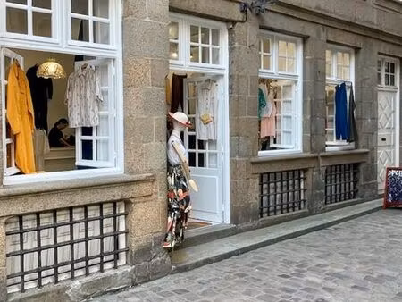 vente bail boutique saint malo intra muros