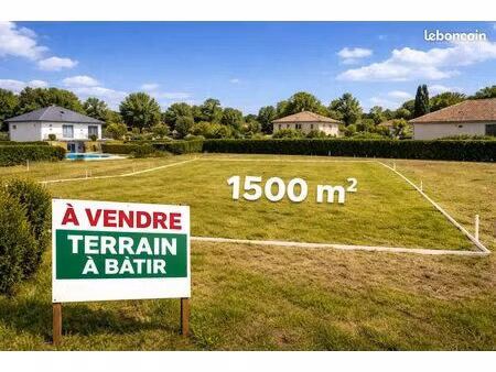 terrain 1500 m² francueil