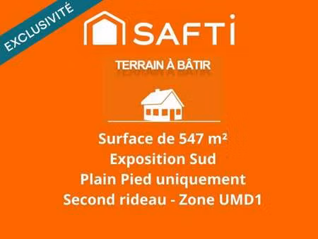 vente terrain à saint-sébastien-sur-loire savarières (44230) : à vendre / 547m² saint-séba