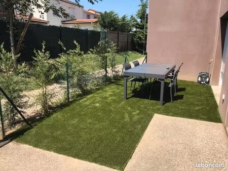 appartement t2 avec jardin  garage et cave