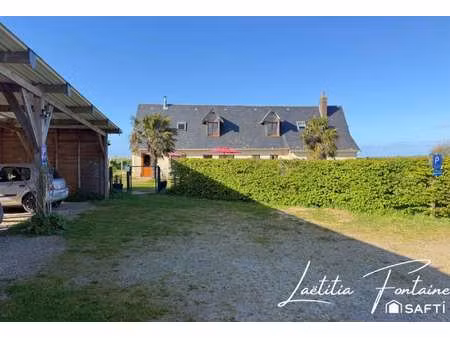 vente maison bord de mer à criquebeuf-en-caux (76111) : à vendre bord de mer / 203m² criqu