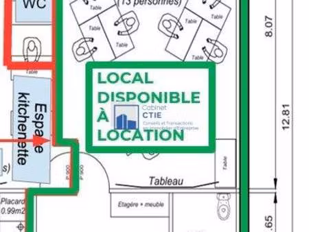 local commercial à louer