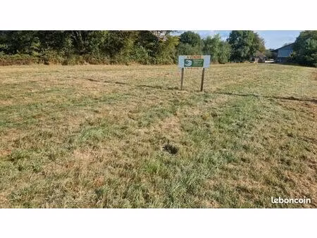 terrain à bâtir avec cu