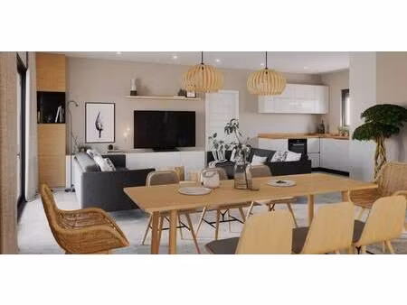 terrain avec maison neuve à vendre