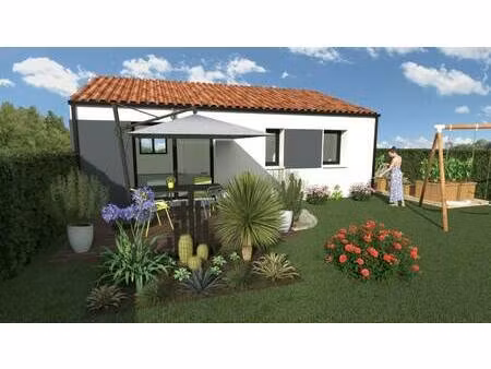 terrain avec maison neuve à vendre