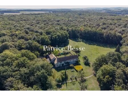 en lisière des bois de mézieres-sur-seine  au coeur d'une propriété de 29 ha  une ancienne