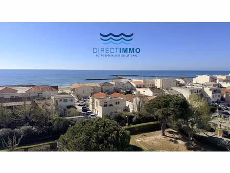 carnon-plage entre port et mer f2 renové avec vue panoramiqu