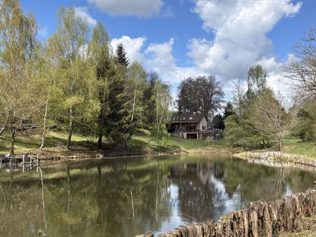 château chervix maison de 4 pièces  étang  bois et 3 3 ha sa