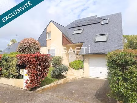 fouesnant  en impasse  le centre ville à pied  maison d'architecte  143 m²  4 chambres  de