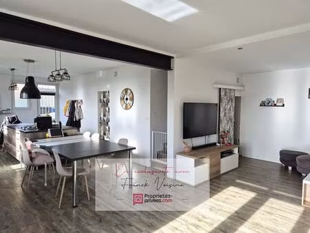 a vendre en exclusivité au boupère  maison de 128 m2 avec 4 chambres sur une parcelle de 1