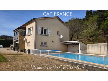 à vendre à pranles (07) – maison 117 m² sur terrain de 8400 m² – environnement calme et na