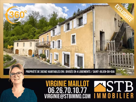 propriété rénovée avec potentiel commercial à saint-julien-