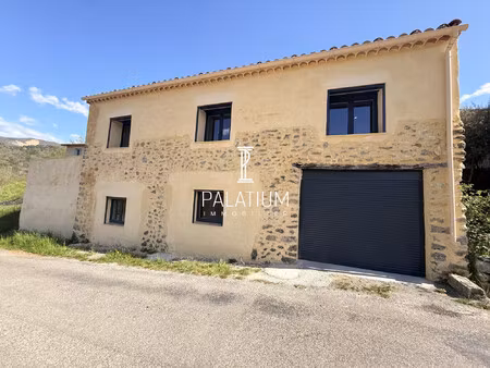 charmante maison en pierre rénovée avec terrasse  vue nature e