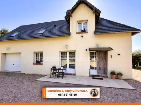 maison à vendre - grand séjour - 3 chambres - garage – terrasse avec vue dégagée - valorbi