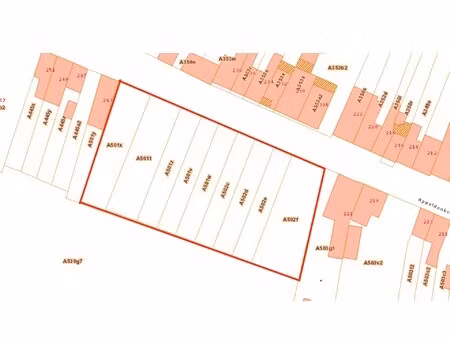 projectgrond bestaande uit 9 percelen.