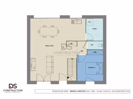 vente maison neuve 6 pièces 115 m² à chatellerault (86100)  240 745 €