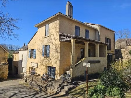 maison situé au cur du magnifique village de saint-avit-sénieur  cet ensemble en pierre..