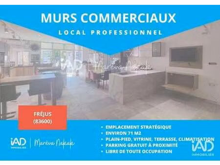 vente bureaux et commerces à fréjus (83370) : à vendre / 71m² fréjus