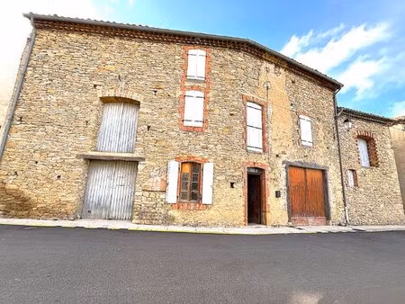 a vendre maison en pierre avec garage proche limoux
